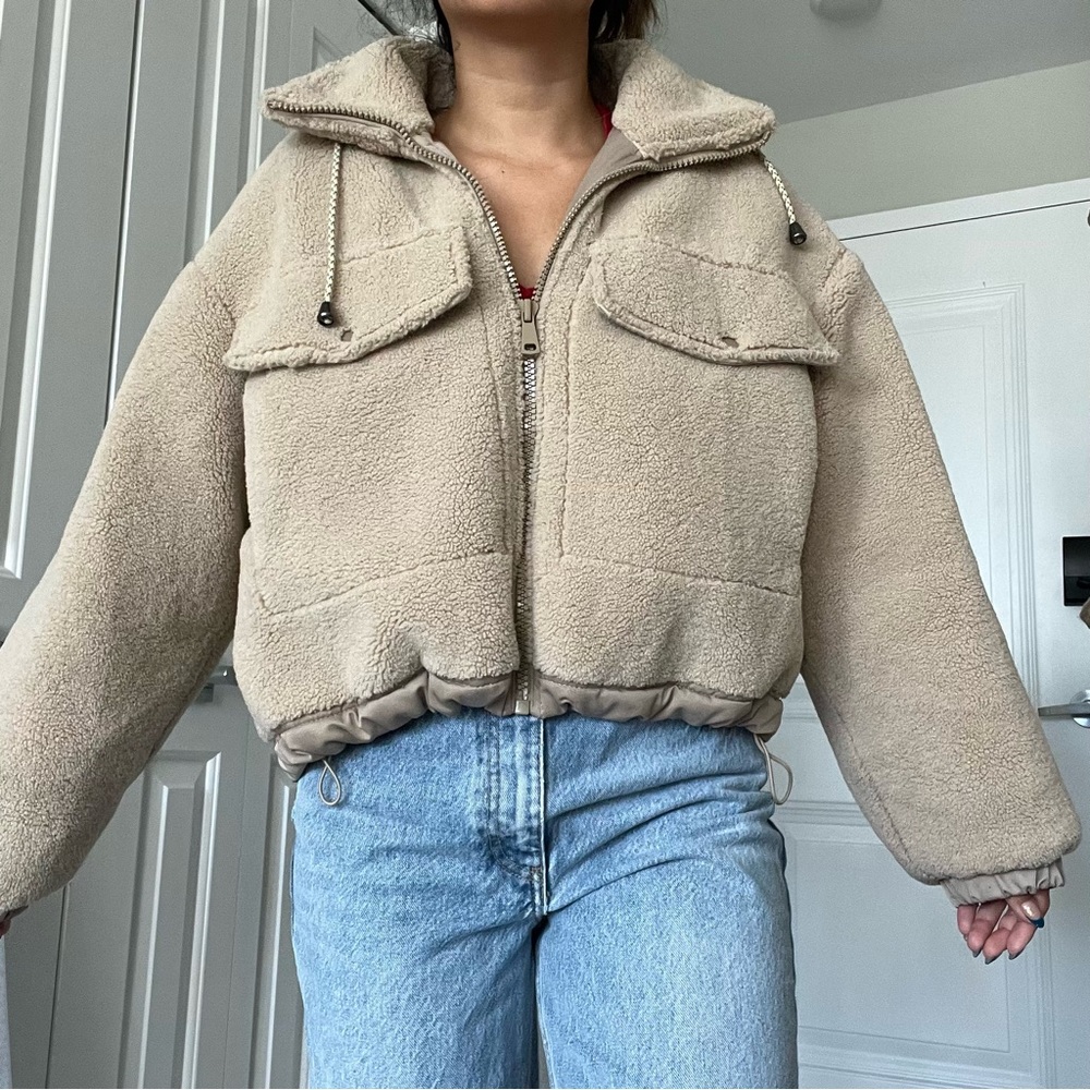 Zara faux Sherpa jacket